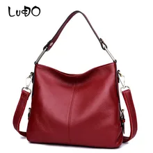 LUCDO, женские сумки на плечо из натуральной воловьей кожи, роскошные сумки от известного бренда, женские сумки, сумка из мягкой коровьей кожи, женская сумка