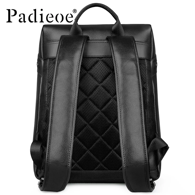 Рюкзак для ноутбука Padieoe из натуральной кожи 14 дюймов|Рюкзаки| |