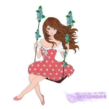 

Clothing Store Sexy Lady Girls Glass Wall Sticker Decoration Clothing Store Decal Cloakroom Showcase Decor Clothing Shop Decal