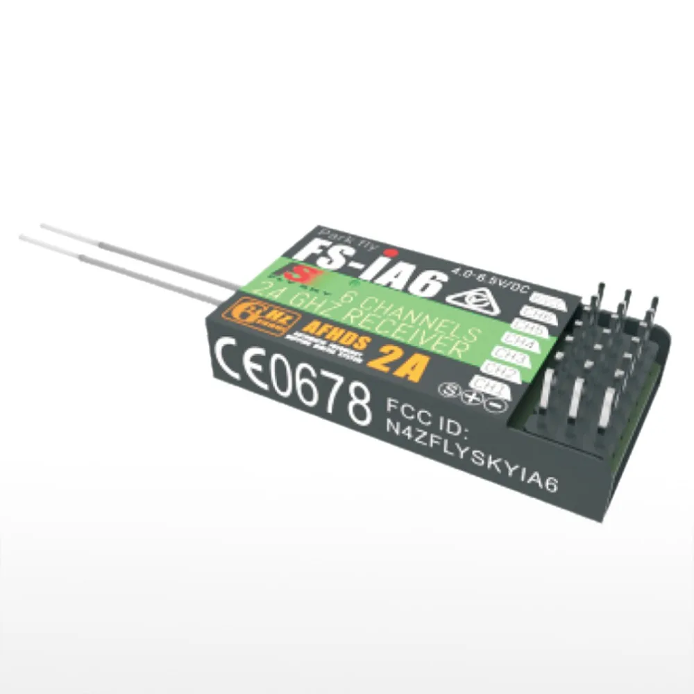

2.4GHz 6 Channels 140 Band 20dBm Receiver For FlySky FS-iA6 RC Airplane