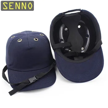 

Work Safety Helmet Bump Cap with 6 Holes Baseball Hat Style Protective Safety Hard Hat For Rider Site Wear Head Protection ABS