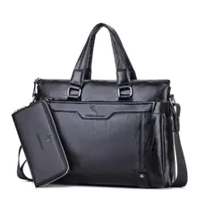 Модная повседневная мужская сумка-портфель из искусственной кожи, ручная сумка на плечо, сумки-мессенджеры, винтажная деловая сумка, дорожные сумки для ноутбуков