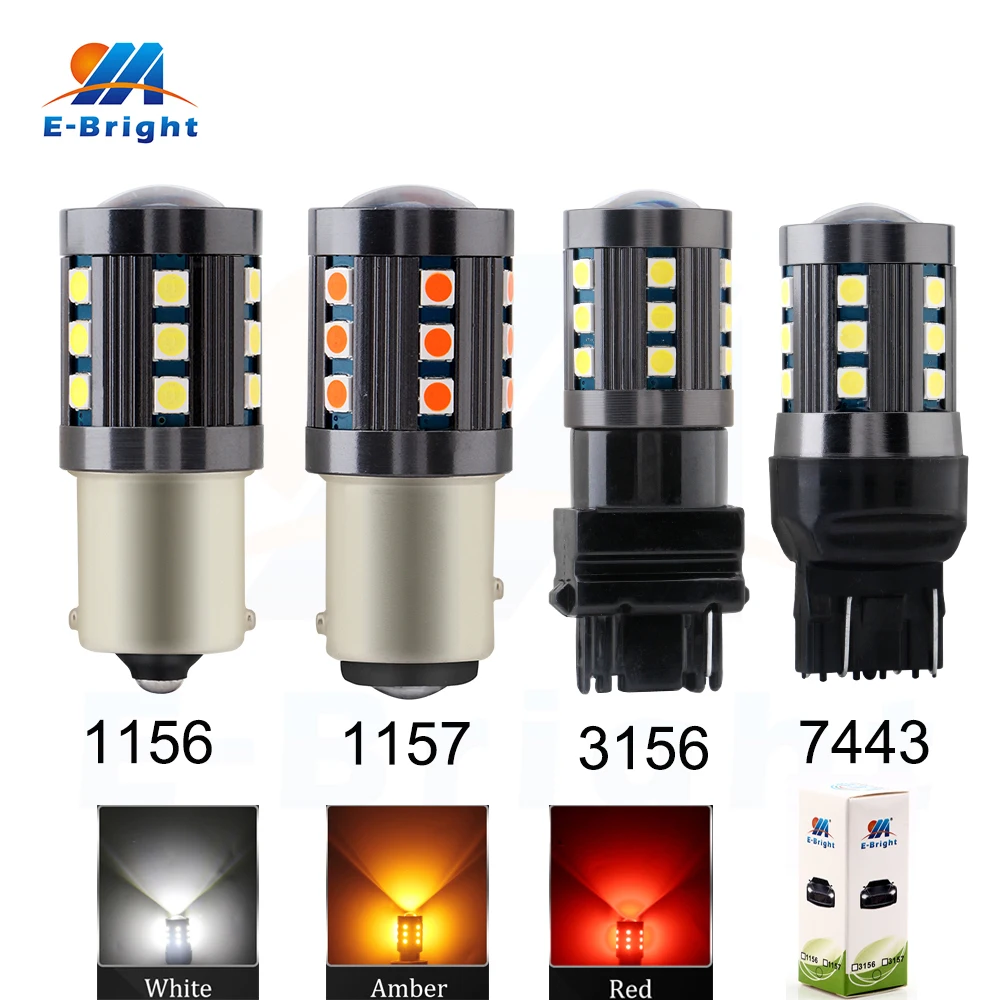 Новинка 10 шт./лот P21W/P21/5 W 3030 24SMD S25 1156 BA15S 1157 BAY15D 3156 3157 T20 7440 7443 Поворотная Тормозная
