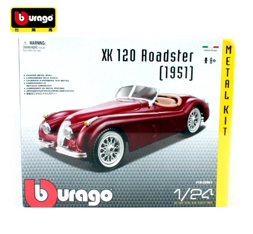 

Bburago 1:24 1951 XK 120 Roadster Assembly DIY Racing Diecast Model Kit Car Toy New In Box Free Shipping