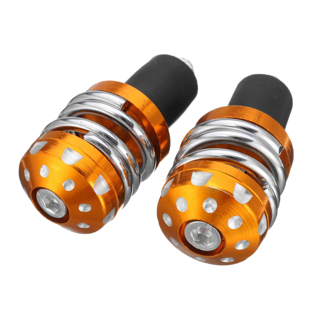 Motorcycle 7/8'' 22mm Handle Bar End Weights Handlebar Grips Cap Anti Vibration Silder Plug Aluminum Alloy 5 Colors 