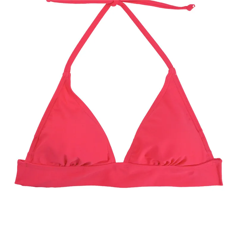 M& M Для женщин Холтер бикини, пуш-ап, бразильские бикини Pad с пляжным принтом Микро Бикини Спортивный твердый сексуальный купальник SwimwearT603