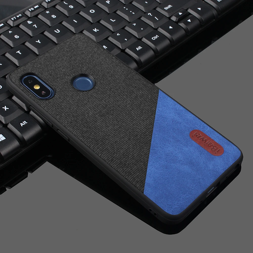 

Xiaomi Redmi Note 6 case Redmi note 5 Global Version cases back cover silicone edge fabric coque Redmi note 5 6 pro case Holders