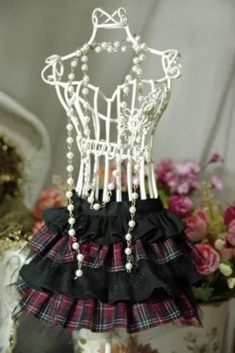 [Wamami] 06 # кружевная юбка/рубашка черно белая для 1/4 MSD 1/3 SD DZ AOD BJD Dollfie|bjd dollfie|dollfie 1/4bjd dz