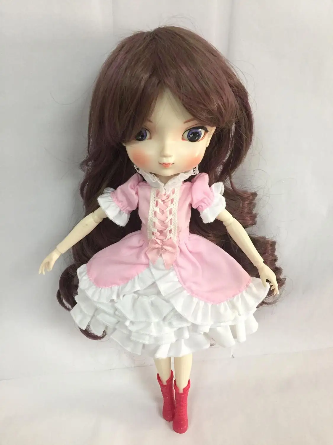 BB девушка кукла парик подходит для 40 см BJD кукла, BB девушка кукла 20170613 - Цвет: 6