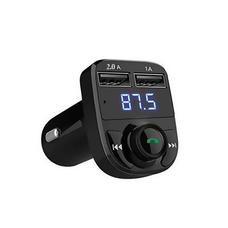 Автомобильный fm передатчик с Bluetooth V4.0 Aux модулятор Поддержка TF карты USB Авто mp3