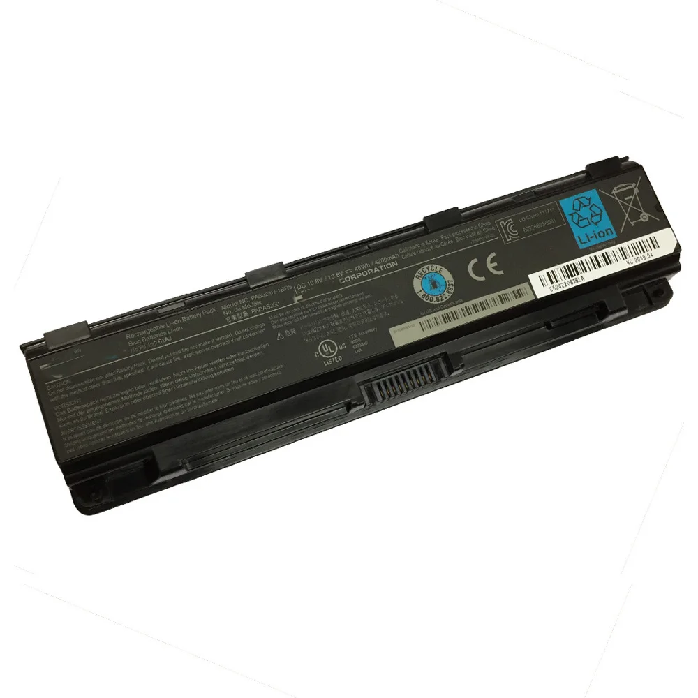 Продажа 5200 мАч для ноутбука Toshiba Батарея PA5109 PA5108U 1BRS PA5109U 1BRS C40 C45 C50 C50D C50T C55DT C70 C70S C75 C75D C75DT S70T B
