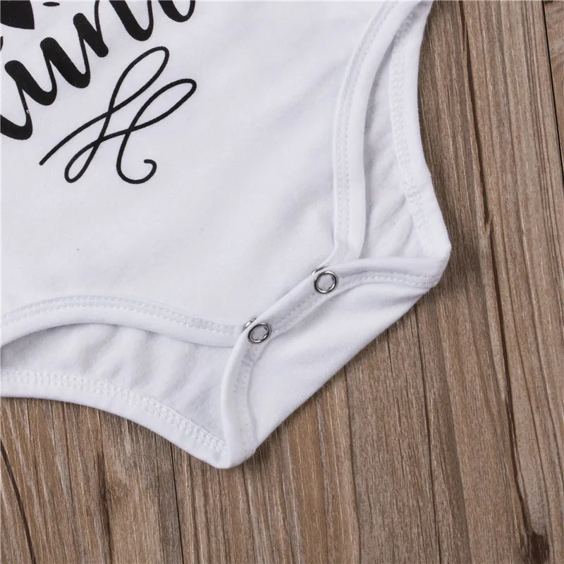 Одежда для новорожденных мальчиков и девочек от 0 до 18 месяцев боди с короткими рукавами и надписью элегантный хлопковый милый пляжный костюм Одежда для новорожденных