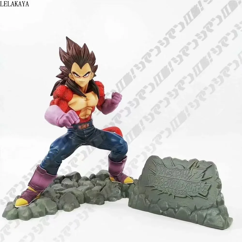 

Anime Dragon Ball Z Dokkan Battle Super Saiyan Goku 4 Vegeta Gogeta 4th Anniversary Ver. PVC Action Figure Collection Model Toys