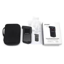 Высокая точность профессиональный цифровой дыхательный алкогольный Тестер Алкотестер AT858S
