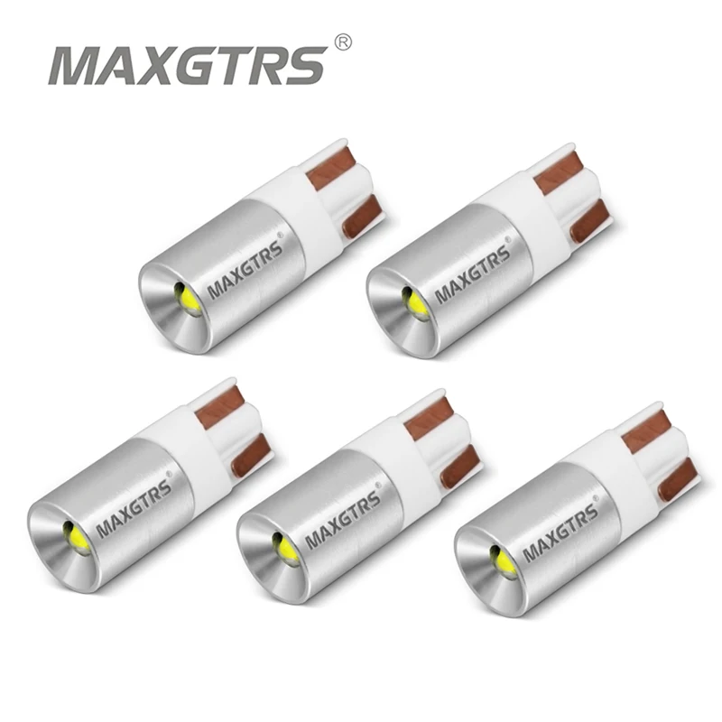 

5x Plug & Play CREE Chip T10 W5W 15W 194 168 CANBUS NO ERROR LED DRL Backup Reverse SIDE Daytime Running Lights Car Light Source