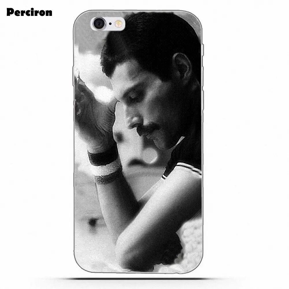 Мягкий дизайн для iPhone 4 4S 5 5C SE 6 S 7 8 Plus X Galaxy S5 S6 S7 S8 Grand Core II Prime Alpha Freddie Mercury Band Queen|for