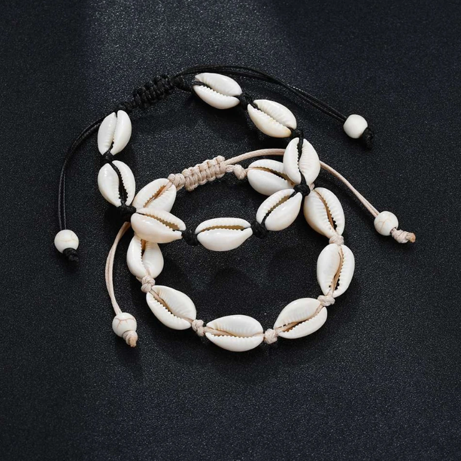 Shell Bracelet for Women Fashion Hand Jewelry Accessories Female Rope
