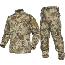 

juventus Airsfot Hunting Tactical Army Uniform Set Shirt Pants Uniform Kryptek Camouflage Combat Uniform Military Outdoor Cloth