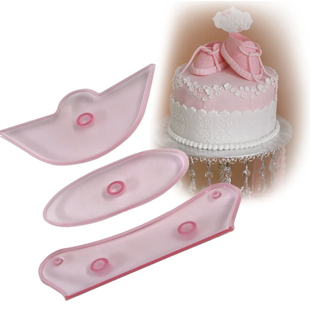 3 Pcs Ensemble Bebe D Anniversaire Sneaker Chaussure Moule En Silicone Fondant De Decoration De Gateau Outils Embosseuse Cookie Cutter Sugarcraft Moule 95 Aliexpress