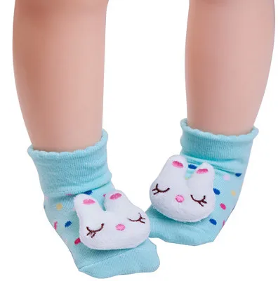 Lawadka/носки для малышей; хлопковые носки для новорожденных с героями мультфильмов; зимние нескользящие носки для мальчиков и девочек; ботинки; детская одежда; аксессуары - Цвет: 6