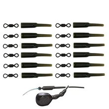 20 штук, Безопасная зона для ловли карпа, резиновая втулка, поворотный разъем, аксессуары для ловли карпа