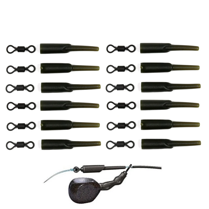 Buy 20Pcs Carp Fishing Safe Zone Run Rig Rubber Sleeve