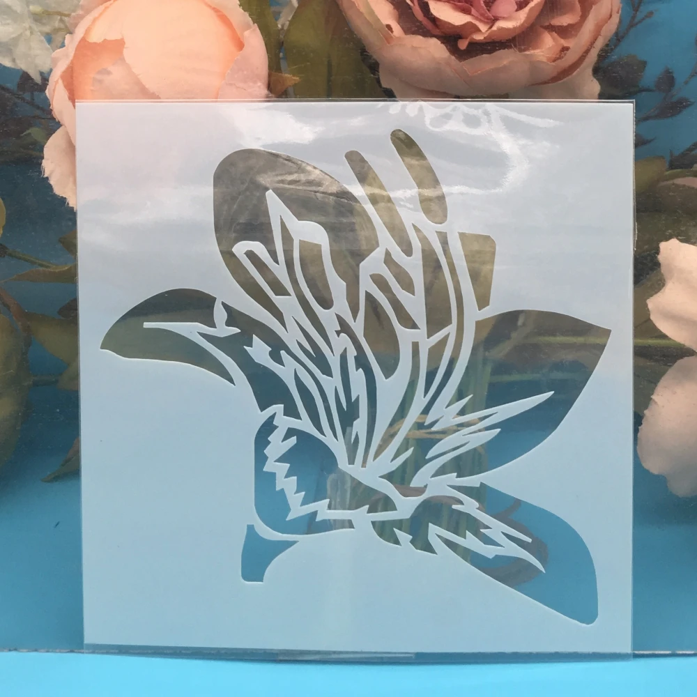 

13cm Flower Bud DIY Craft Layering Stencils Wall Painting Scrapbooking Stamping Embossing Album Paper Card Template F5503