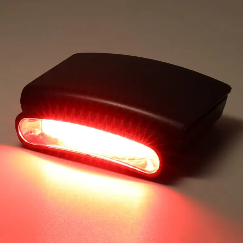 COB LED Flashlight Clip on Hat Headlight Camping Hiking Lamp Cap Clip