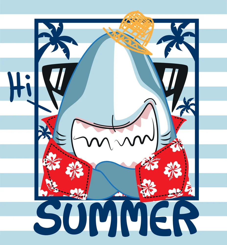 

LIFE MAGIC BOX Kids Backdrop Baby Shark Birthday Children Thematic Parties Backgrounds