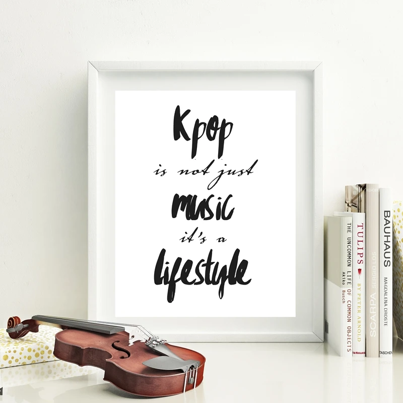 Kpop Quote Print