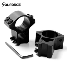 2шт 25,4 мм кольцо 11 мм ласточкин хвост 3/" крепление высокий профиль прицел крепления принадлежности для охоты