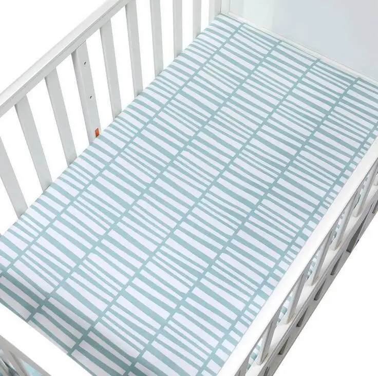 EGMAO новая детская простыня, 130X70X22 см, простыня для кроватки, хлопок, простыня - Цвет: COLOR18