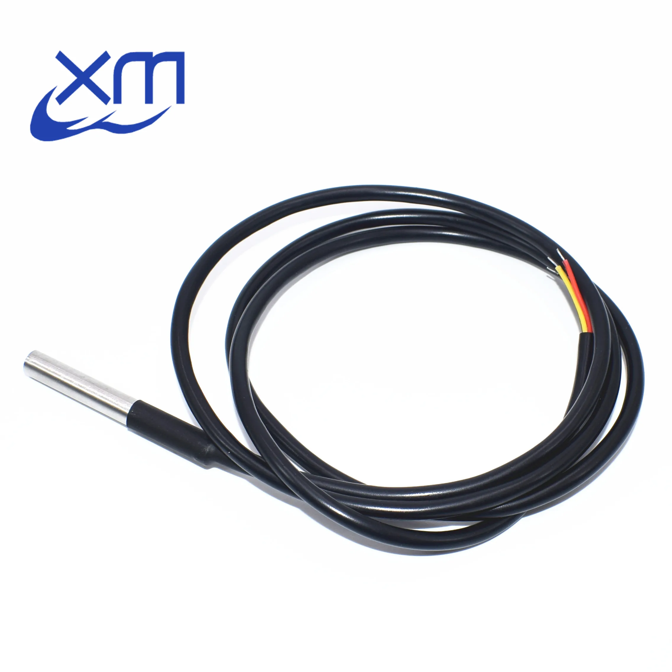 

! Waterproof DS18b20 temperature probe temperature sensor Stainless steel package -100cm wire