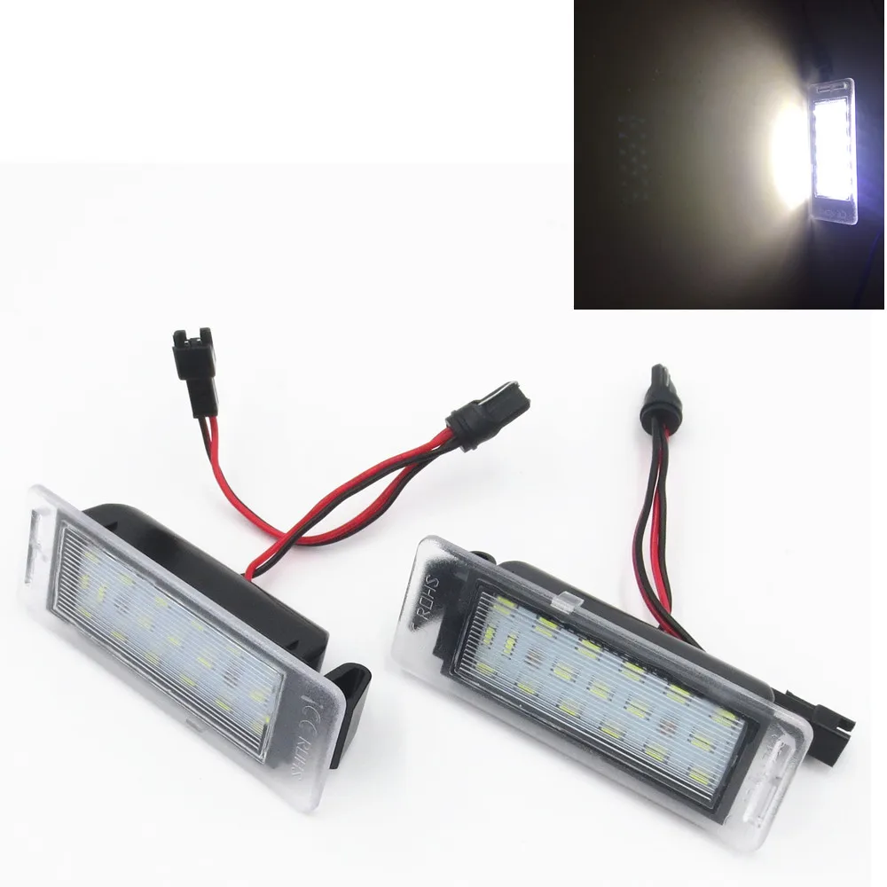 

CYAN SOIL BAY LED number License Plate Light Lamp For Opel Insignia sports Tourer For Cherolet Cruze Corvette Stingray Equinox