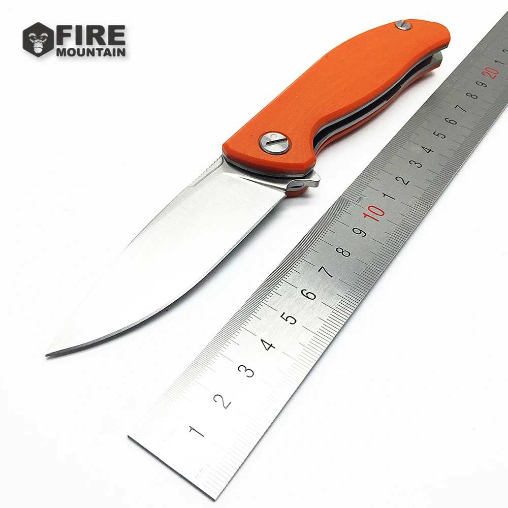 

BMT Brand F3 Folding Knife Tactical Bearing system Flipper 9cr18mo blade G10 + steel handle outdoor hunt camping knives EDC tool