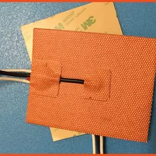 200 мм X 200 мм, 400 Вт 240 в, W/NTC 100 к термистор, силиконовый нагреватель 3d принтер нагреватель, тепловая еда frade жидкий силикон гибкий