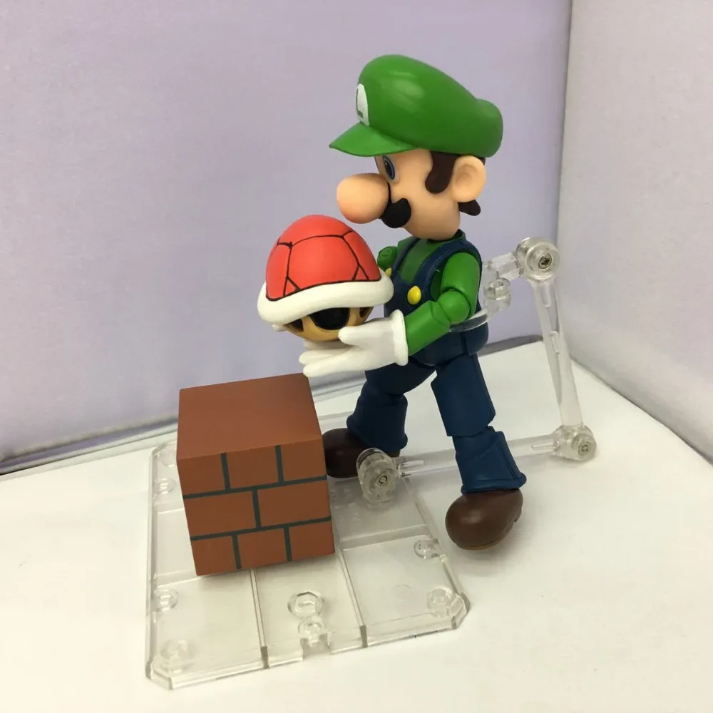 

SHF Movable Mario Mushroom Louis Kids PVC Action Figure Collection Model Toy