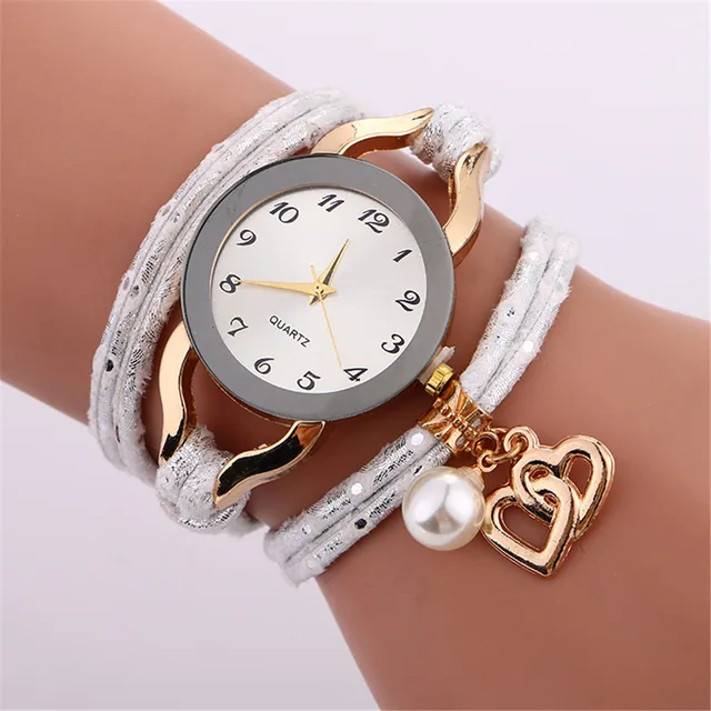 Ladies Watch Luxury Brand New Women Rhinestone Gold Bracelet Watch Pu Leather Fe Ladies Watch Luxury Brand New Women Rhinestone Gold Bracelet Watch Pu Leather Fe