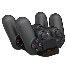 Двойной usb зарядный док-станция для зарядки подставка для Playstation 4 для PS4 игр