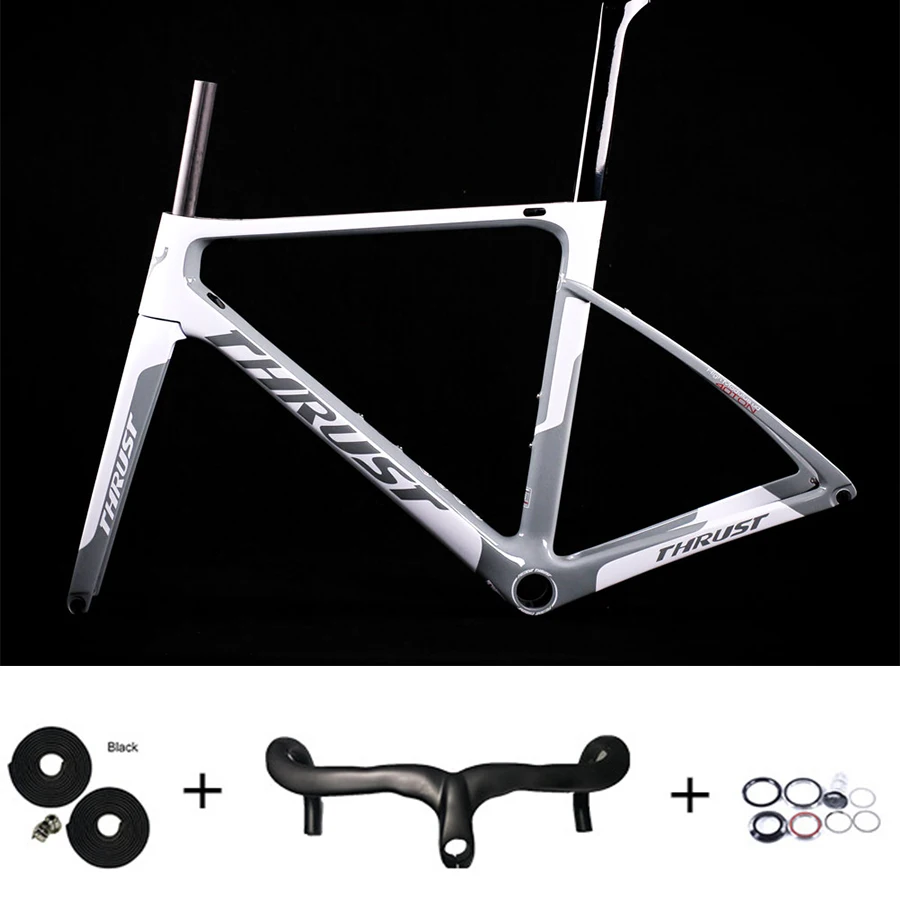 Top Carbon Road Frame T1000 Carbon Fiber Bike Frame Carbon Frame with 3K Integrated Handlebar Carbon Road Frame 3 Top Carbon Road Frame T1000 Carbon Fiber Bike Frame Carbon Frame with 3K Integrated Handlebar Carbon Road Frame 3