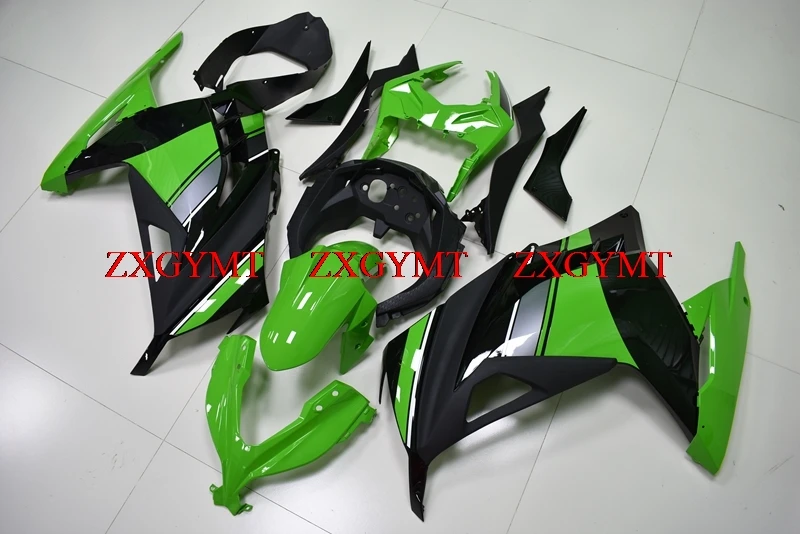 

Fairing Kits for Zx300r 2013 - 2017 Bodywork EX300 2015 Green Black Fairing Kits Zx300r 13 14