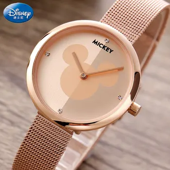 

DISNEY Brand Women Watches Fashion Mickey Dress Watches For Woman Quartz Watch Ladies Wrist Watch Female Clock Relogio Feminino