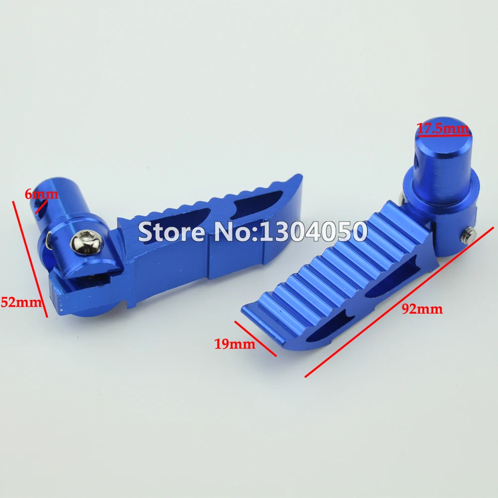 Синий складной подножки cnc для 43CC 47CC 49CC Мини карманный Байк подножки 2-х тактный