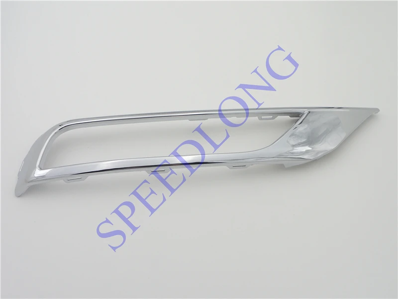 

1 PC RH right electroplate front bumper fog lamp light cover bezel molding trim for HONDA CRV 2015-2016 UK version