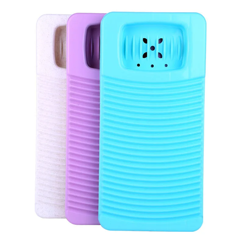 

Wash Plate Flat Wash Board Plastic Anti-Slip Laundry Boards Laundry Products Scrubboards Household Cleaning Tools Color Random