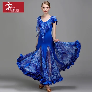 

standard Ballroom Dress Women Girls Harness Style Back Opening Salsa Tango Rumba Flamengo Latin Dance Competition Costumes