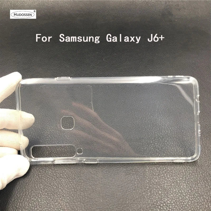 

HUDOSSEN For Samsung Galaxy J6+ J6 Prime Case Silicone TPU Back Cover Case For Galaxy J610 Transparent Soft Gel Protective Cover
