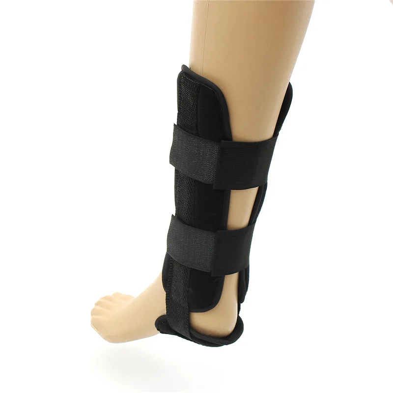 Регулируемая поддержка лодыжки Reborn шина Brace Sprain травма восстановление после переломов наклейка в виде полосы Стабилизатор черный s m l