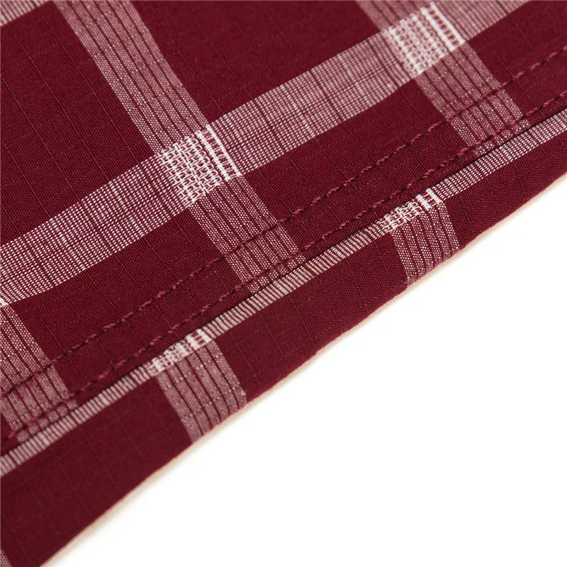 Casual Men's Long Sleeve Plaid Dress Shirt Cool Classic 100% Cotton Male Social Work Business Dress Shirt Tops Camisa Masculina (9)