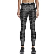 Women Sporting Fitness Leggings Hot Digital Printed Work Out Stretchy Leggings Elastic Waist Ankle Length Ropa